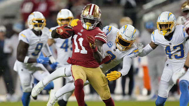 Los Angeles Chargers vs 49ers Match Player Stats