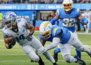 Detroit Lions vs Los Angeles Chargers: Full Match Player Stats