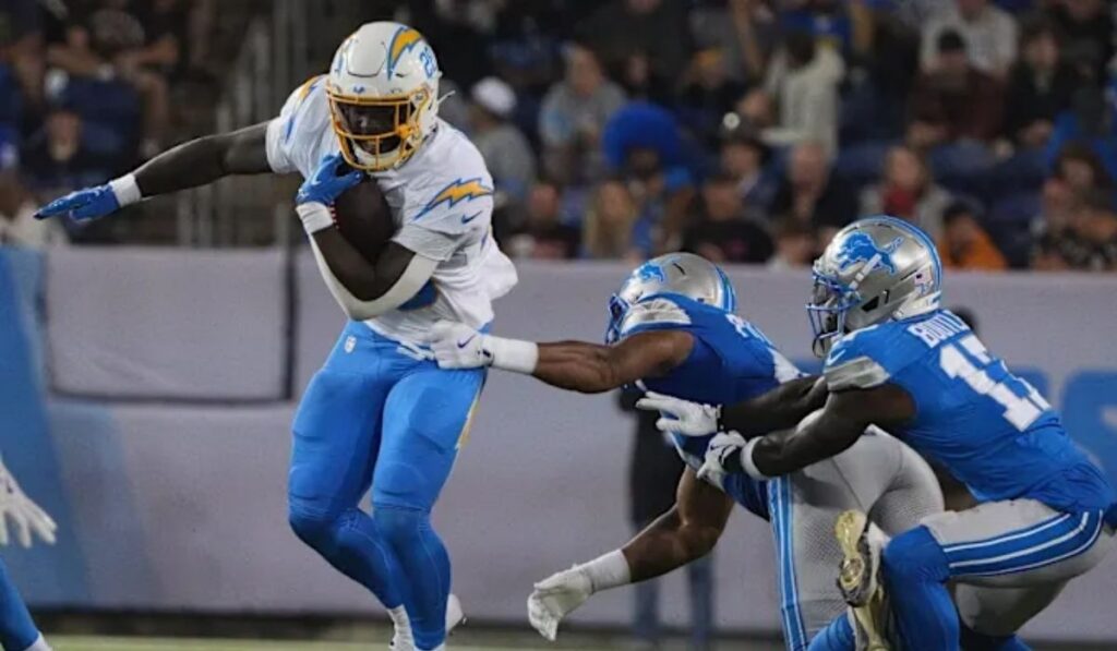 Detroit Lions vs Los Angeles Chargers: Full Match Player Stats