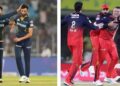 royal challengers bengaluru vs gujarat titans match scorecard