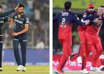 royal challengers bengaluru vs gujarat titans match scorecard